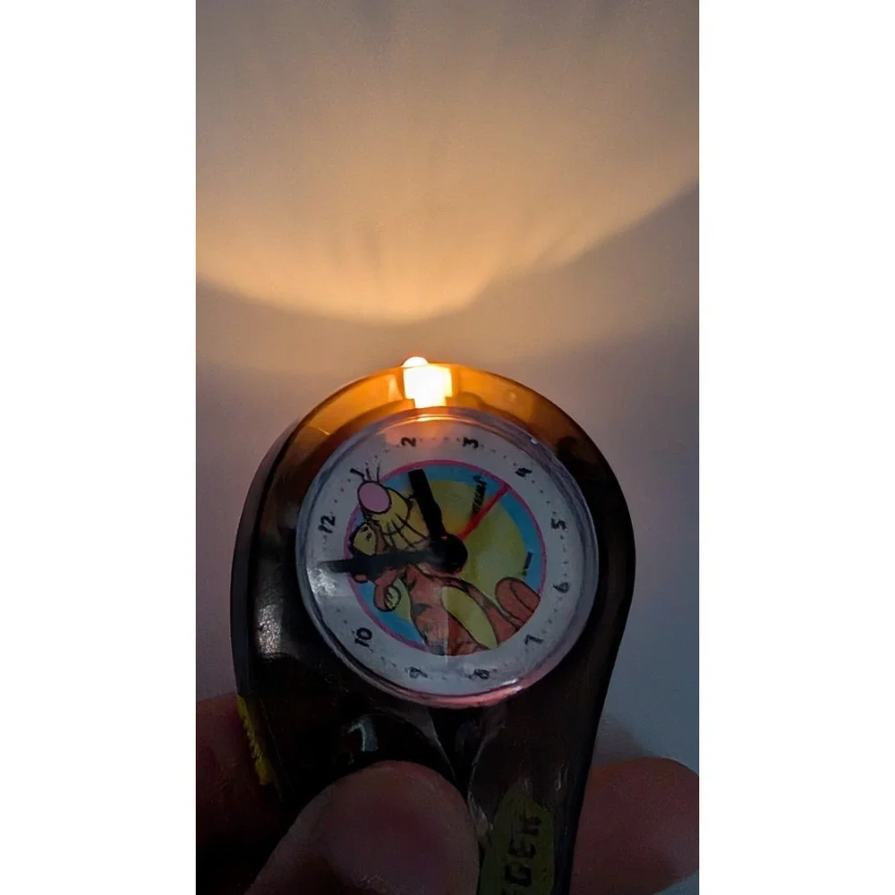 Disney Winnie The Pooh & Tigger Mini Clip On Clock With Light Lot Of 2 For Parts